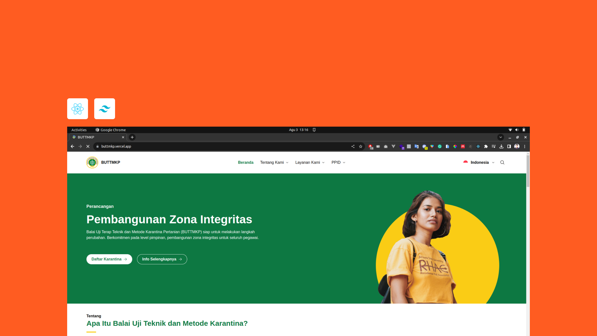 BUTTMKP Landing Page